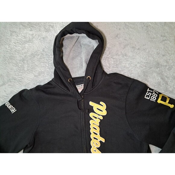 MLB Soft As A Grape PITTSBURGH PIRATES Full Zip Hoodie Sweatshirt XL EUC - Picture 2 of 9